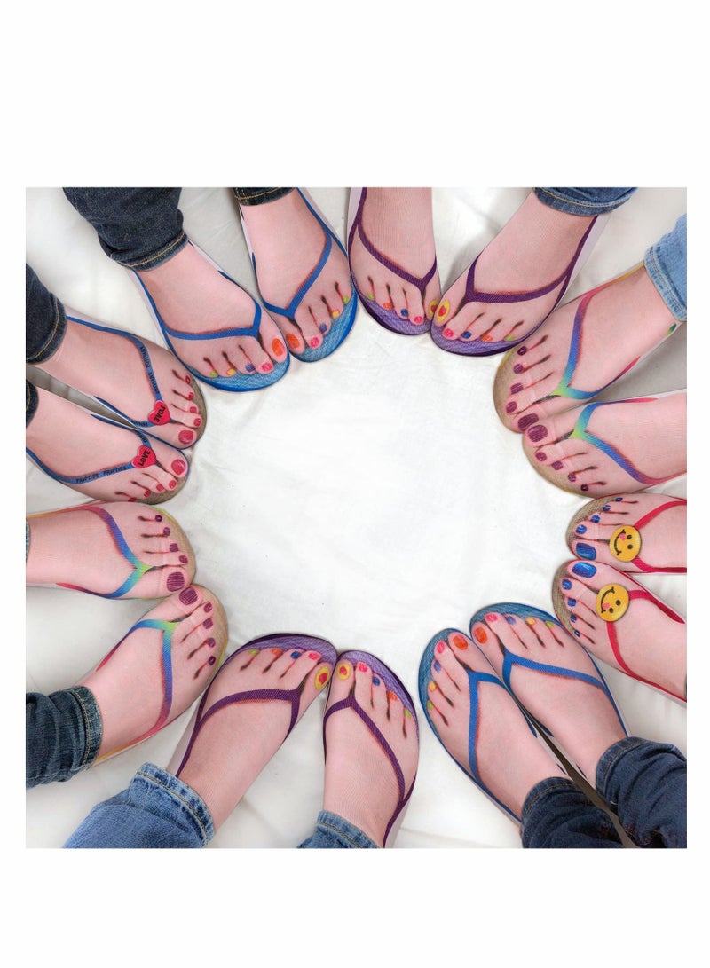 Women's 3D Socks Low Cut Running Athletic 10 Pairs - Image 5