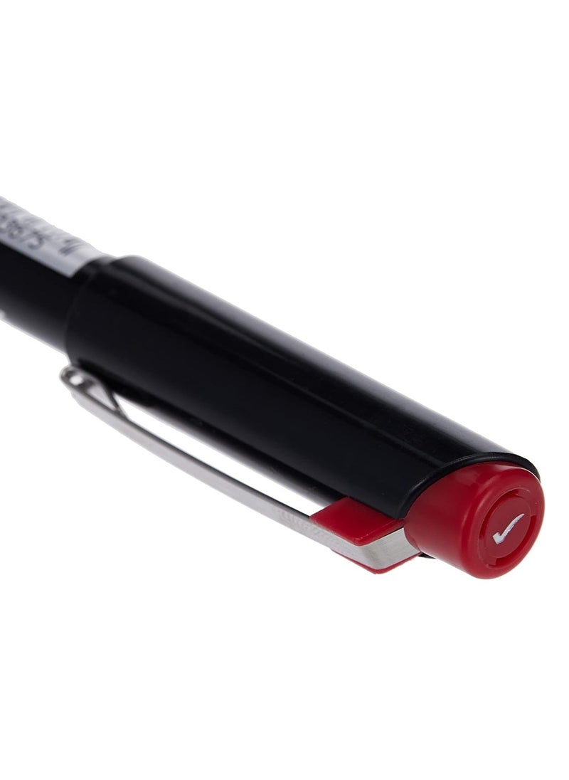 Al Khatat 1-Piece Calligraphy Pen 2mm Tip Red Ink  - Image 2