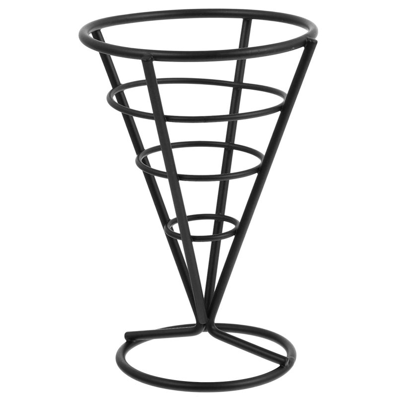 1pc French Fry Cone Basket Holder Iron Snack Stand For French Fries Fried Chicken Appetizers Versatile For Restaurants Parties - Image 2