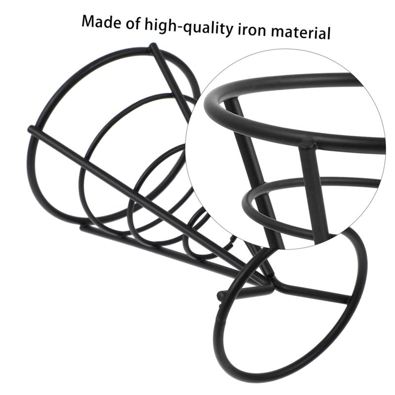 1pc French Fry Cone Basket Holder Iron Snack Stand For French Fries Fried Chicken Appetizers Versatile For Restaurants Parties - Image 3