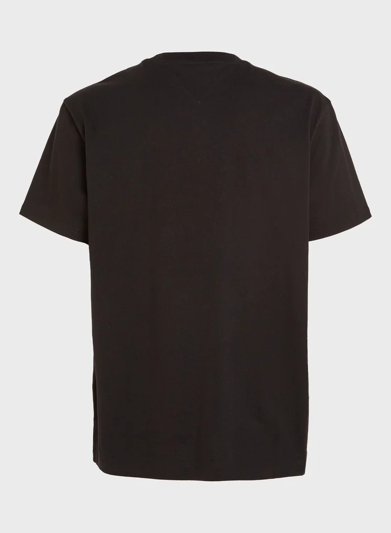 TOMMY JEANS Logo Crew Neck T-Shirt