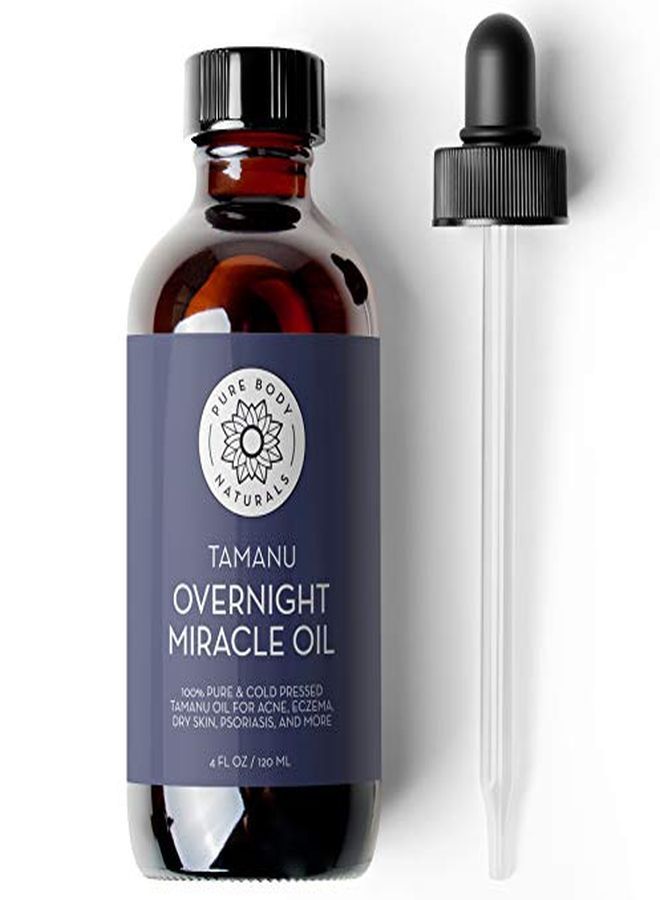 PURE BODY NATURALS U Oil For Psoriasis, Eczema, Acne Scars, Rosacea Relief For Dry, Scaly Skin, Blisters By Pure Body Naturals, 4 Fl. Ounce  - Image 1