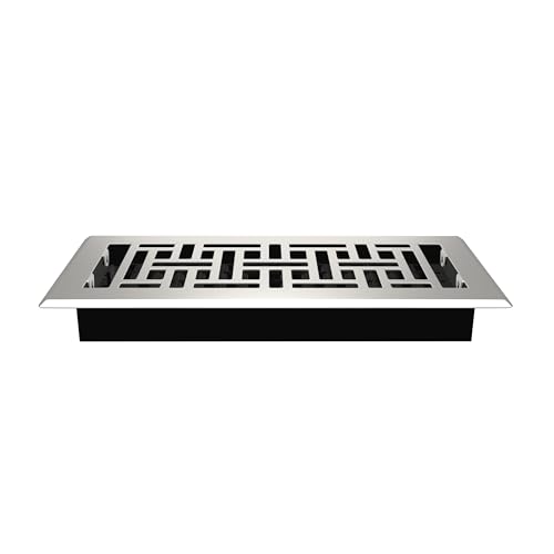 Decor Grates AJH410-NKL Floor Register, 4" x 10", Nickel - Image 5