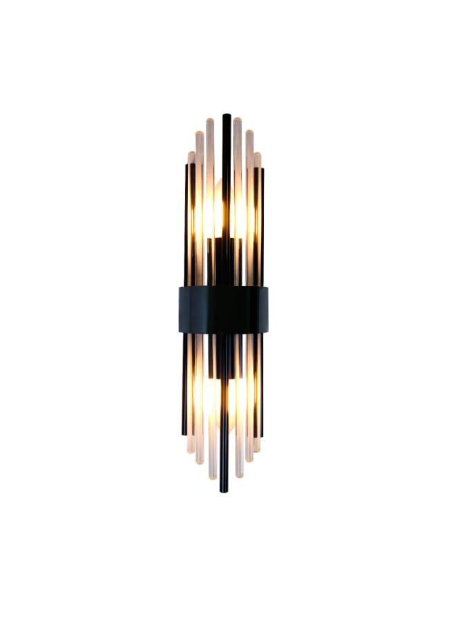 Best Power Luxury 7484   Black Wall Lamp With Elegant Design Wall Lamp E14 Socket for Bedrooms and Living Spaces - Image 2