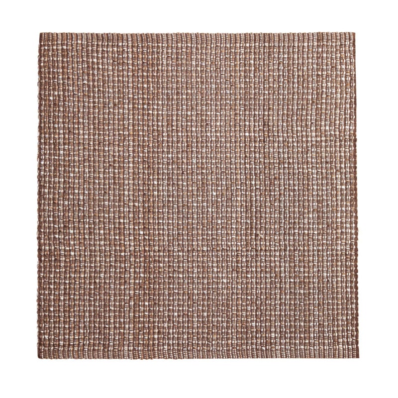 ISAENNE Dark Brown Throw Rugs for Kitchen,Square Non-Slip Comfortable Dirt-Resistant Weave Indoor Area Rug for Living Room Bedroom Nursery Kids Room Home Decorative,3 x 3 Ft - Image 2