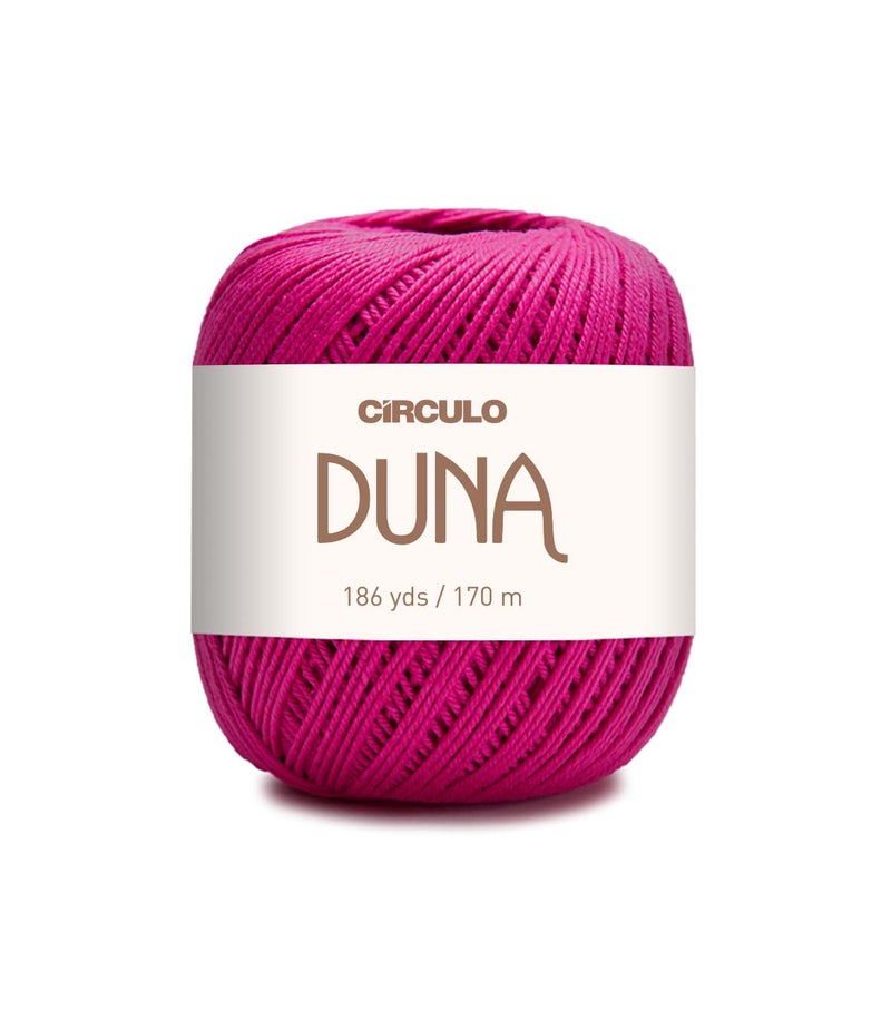CÃRCULO Crculo Duna Yarn 186 yds 352 oz Light Worsted DK Yarn 100 Mercerized Brazilian Virgin Cotton Perfect for Knitting and Crocheting Pack of 1 Ball 6133 - Image 3