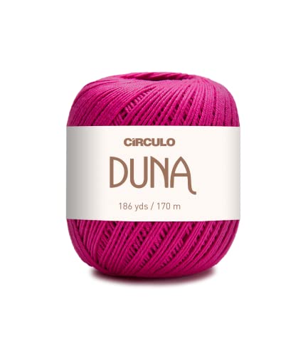 CÃRCULO Crculo Duna Yarn 186 yds 352 oz Light Worsted DK Yarn 100 Mercerized Brazilian Virgin Cotton Perfect for Knitting and Crocheting Pack of 1 Ball 6133 - Image 1