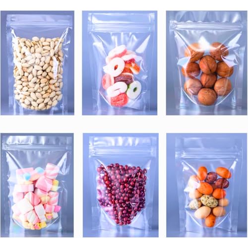 GREENTWISH Transparent Standup Zipper Pouch | Reusable LDPE Zip Lock Bag for Food Storage | Product Packing Pouch | Clear Zip Seal Pouch For Travel and Home Use | Size: 6 x 9 Inch (20 Pcs) - Image 5