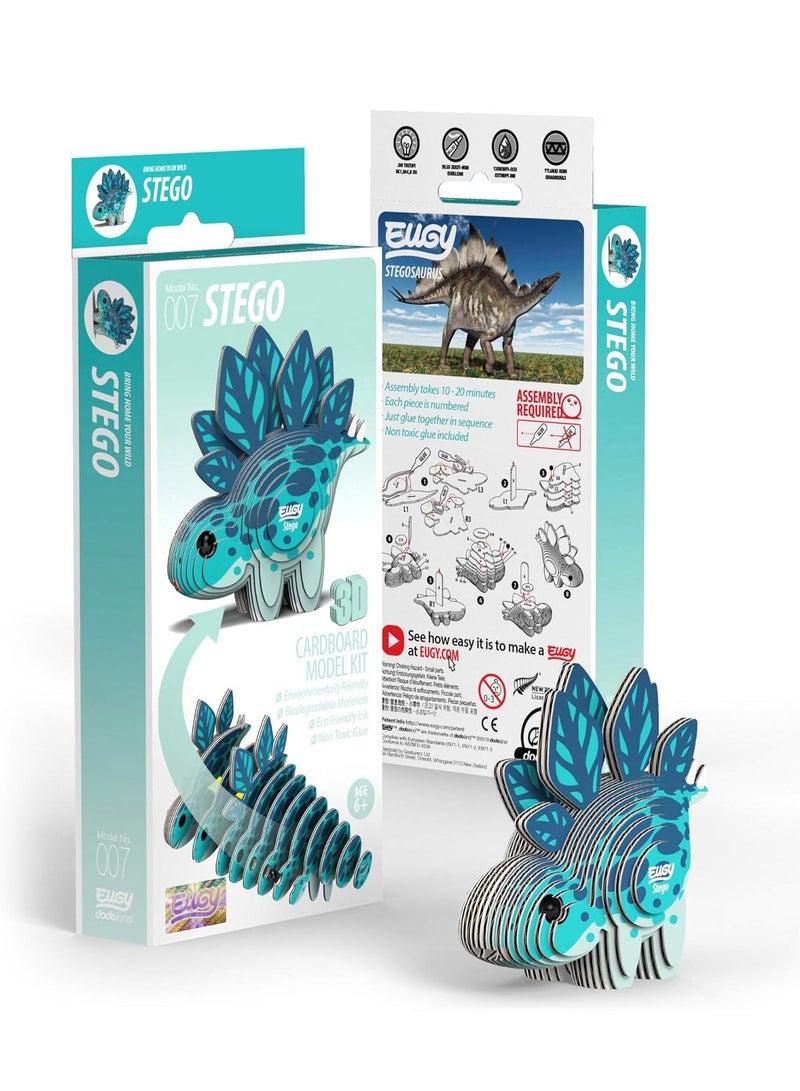EUGY 3D Stego Puzzle - Creative Dinosaur Model Building Kit for All Ages - Image 2