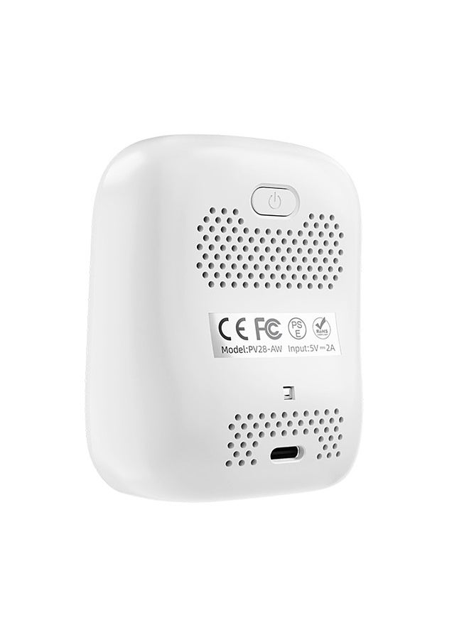 Generic PV28-AW Smart WIFI Mini CO2 Detector, Portable 3-in-1 Indoor Air Quality Monitor, Digital CO2 Temperature Humidity Meter Monitor Carbon Dioxide Detector Measuring Range 400-5000 PPM CO2 Tester  - Image 4