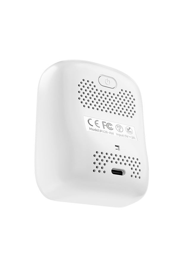 Generic PV28-AW Smart WIFI Mini CO2 Detector, Portable 3-in-1 Indoor Air Quality Monitor, Digital CO2 Temperature Humidity Meter Monitor Carbon Dioxide Detector Measuring Range 400-5000 PPM CO2 Tester  - Image 2