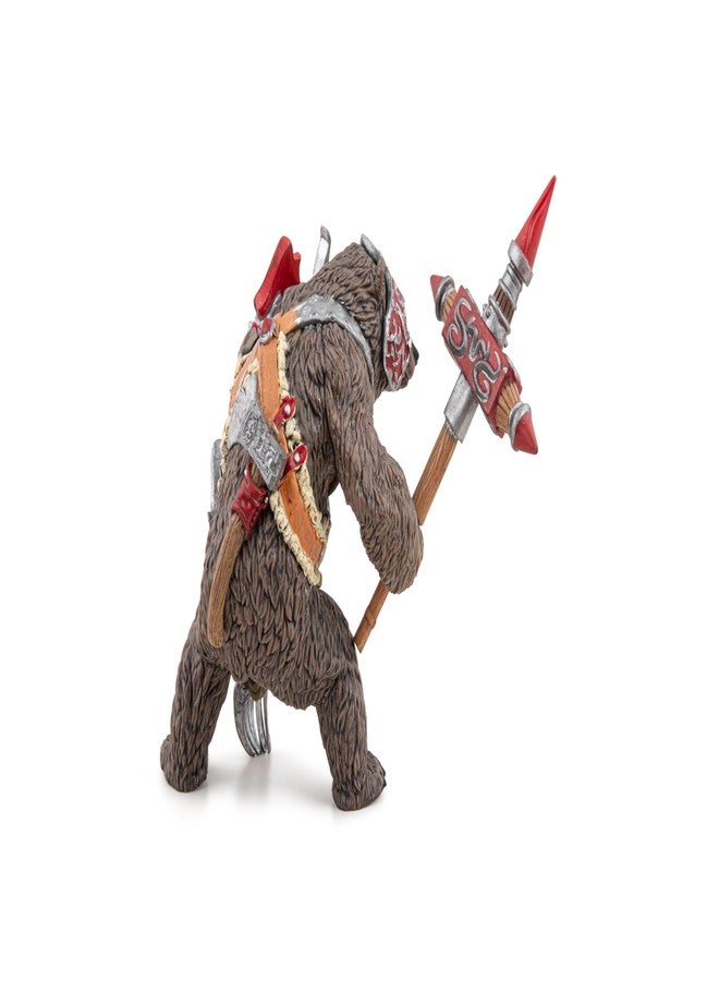 Papo - Mutant Bear Figurine - Hand-Painted Fantasy Warrior Toy for Kids Age 3+ - 36044 - Armored Bear with Mace and Claws - Fantasy & Medieval Collection - Image 5