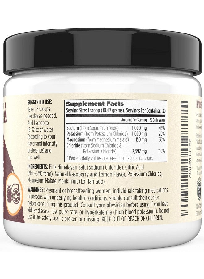 Sacred Eats Keto Electrolyte Powder & Hydration Supplement ; 1000Mg Potassium & Sodium 150Mg Magnesium ; No Sugar & Stevia Sweetened With Monk Fruit Only ; Natural Raspberry Lemon (30 Servings) - Image 5