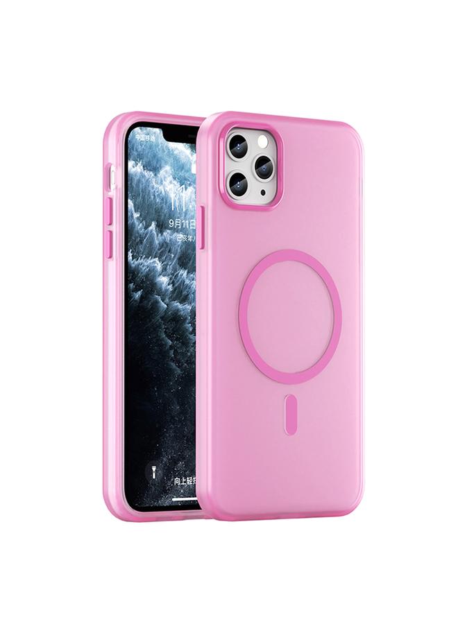 Zaboon Case For iPhone 11 Pro Max MagSafe Frosted Translucent TPU + PC Full Coverage Phone Case - Image 1