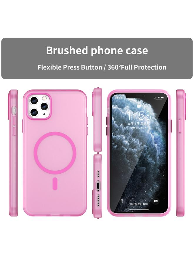 Zaboon Case For iPhone 11 Pro Max MagSafe Frosted Translucent TPU + PC Full Coverage Phone Case - Image 2
