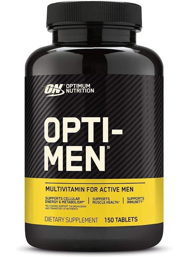 Optimum Nutrition Opti-men Multivitamin For Active Men Dietary Supplement 150 Tablets 50 Servings - Image 1