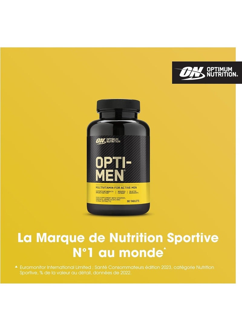 Optimum Nutrition Opti-men Multivitamin For Active Men Dietary Supplement 150 Tablets 50 Servings - Image 3