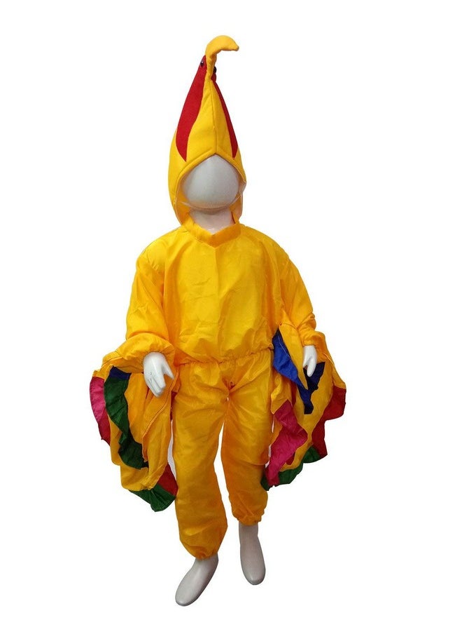 BookMyCostume - BookMyCostume Yellow Bird Macaw With Multicolor Wings Kids Fancy Dress Costume 2-3 years - Image 1