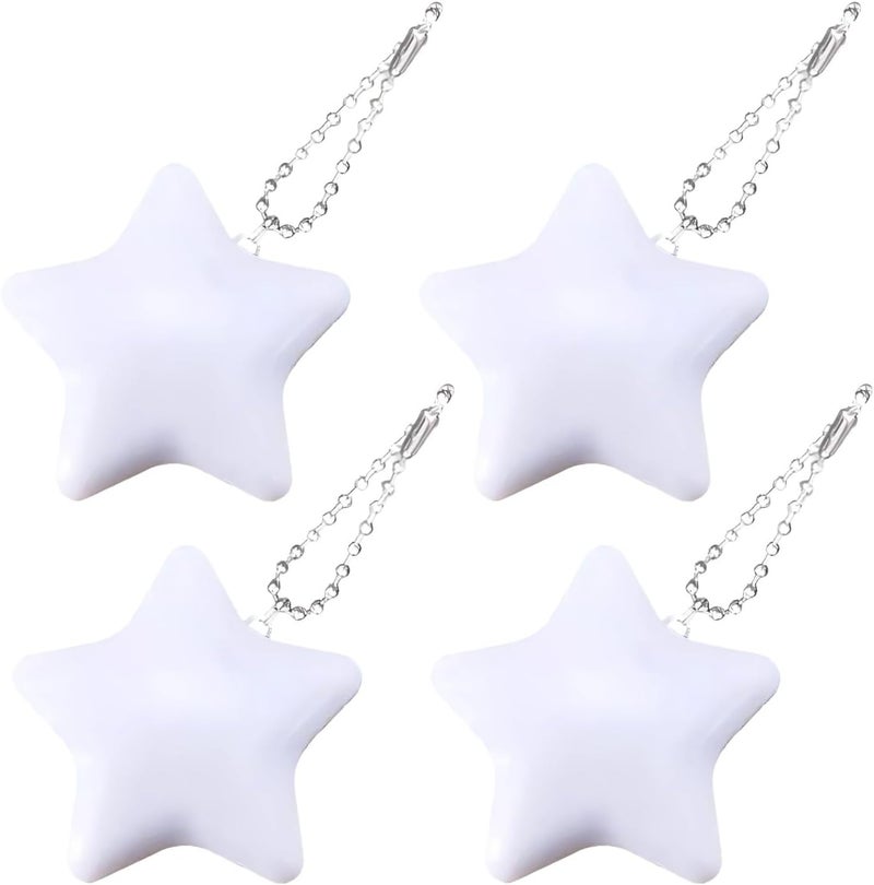 Star Shape Led Purse Light, Small 3 in / 7.5 Cm, Portable for Women, Touch Sensor Night Lamp, Battery Powered Handbag Closet Light, Cute Decor with Chain - Image 1