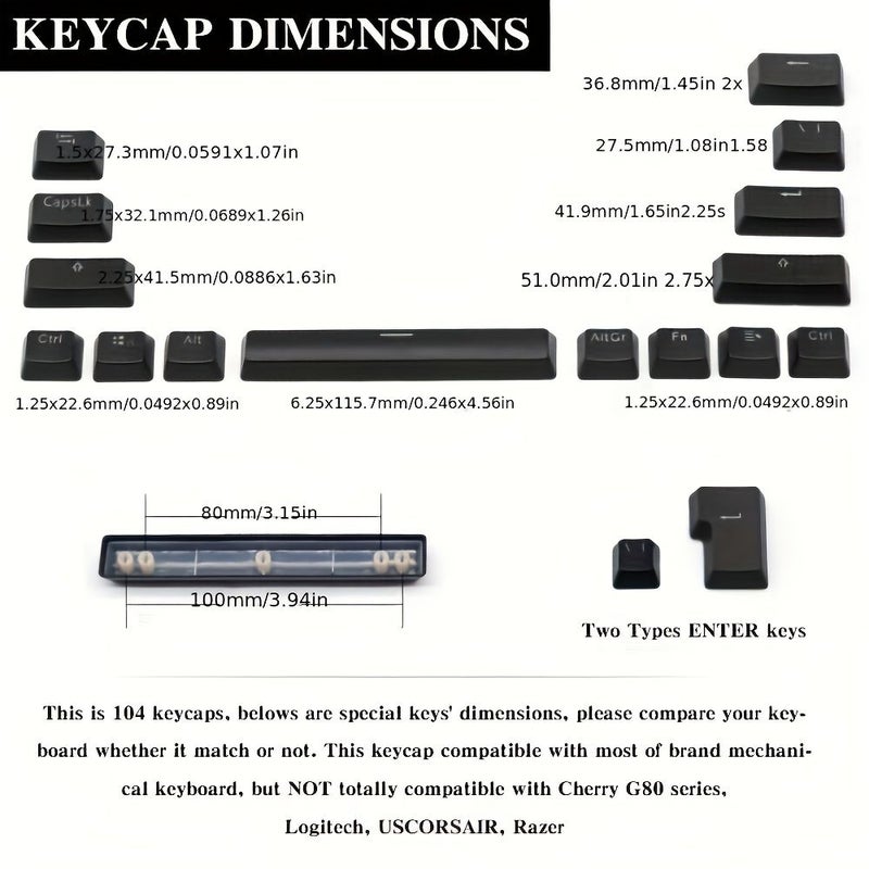 White OEM Multilingual Keycaps 132 Keys Spanish Russian French Thai - Image 4
