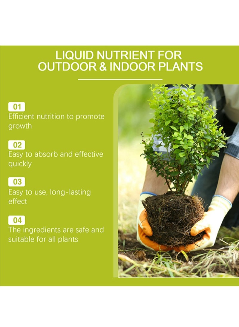 MOONSPRY 2 Pieces Of Plant Liquid Nutrients，Suitable For Outdoor And Indoor Plants，Plant Growth Vitality Supplement，Potted Flowers，Plant Growth Promoting Nutrients （100ml+100ml）  - Image 5