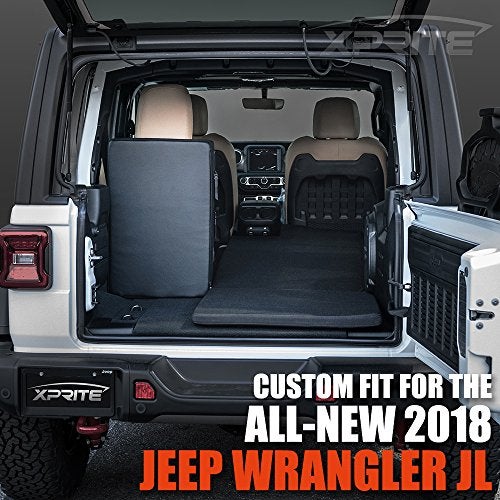 Xprite مرتبة إكسبرايت السوداء للنوم والتخييم، وسادة منصة نيت باد الرملية بسماكة 1.6 بوصة، وسادة محمولة متوافقة مع جيب رانجلر JL من 2018-2025 - Image 2