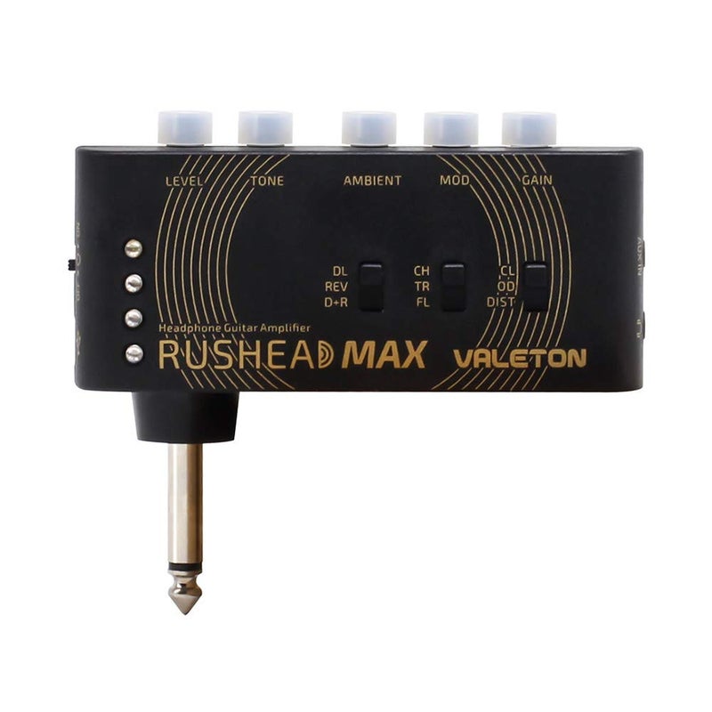 VALETON مضخم صوت محمول Valeton Rushead Max USB القابل للشحن، مضخم صوت جيتار باص سماعات رأس محمول، متعدد التأثيرات، قابل للحمل، مناسب للغرف، قابل للتوصيل - Image 1