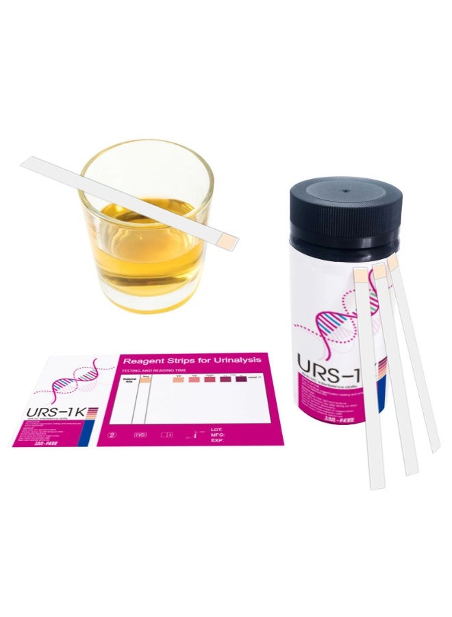 URs Urine Test Strips, Keto Strips 100 Strips/Set Keto Diet Urine Tester, Test Strips Anti-VC Test-Atkins Diet Weight Loss Analysis, Urine URS-1K Home Ketosis Test - Image 4