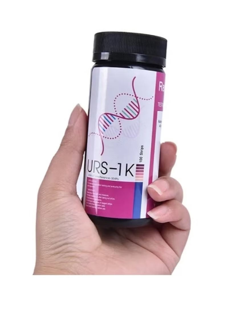URs Urine Test Strips, Keto Strips 100 Strips/Set Keto Diet Urine Tester, Test Strips Anti-VC Test-Atkins Diet Weight Loss Analysis, Urine URS-1K Home Ketosis Test - Image 3