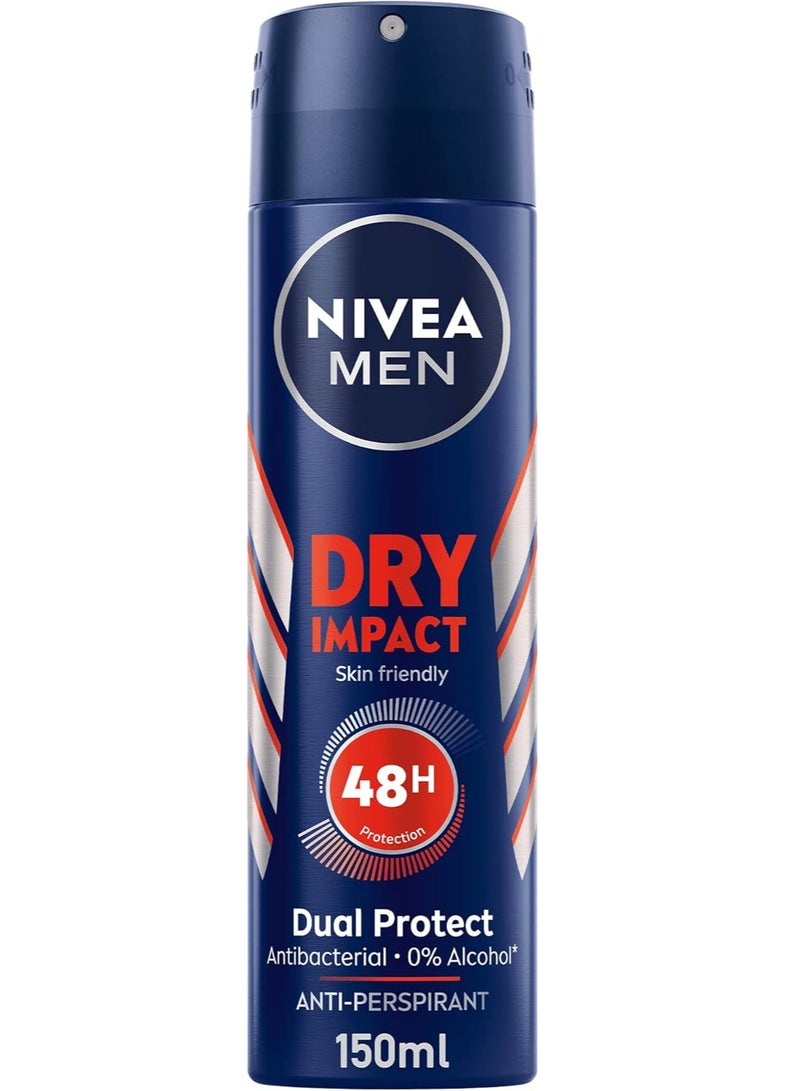 نيفيا سبراي مضاد للعرق دراي ايمباكت للرجال من نيفيا 150 مل - Image 1