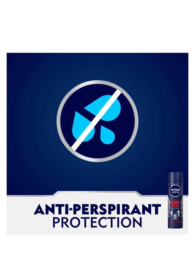 نيفيا سبراي مضاد للعرق دراي ايمباكت للرجال من نيفيا 150 مل - Image 3