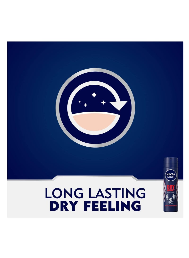 نيفيا سبراي مضاد للعرق دراي ايمباكت للرجال من نيفيا 150 مل - Image 5