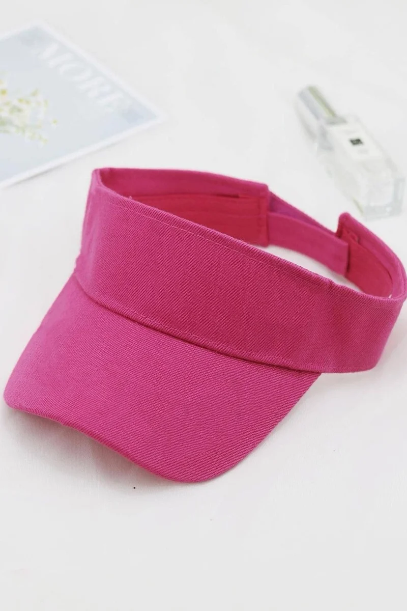 Bahels Trend Protective Fuchsia Skull Visor Hat