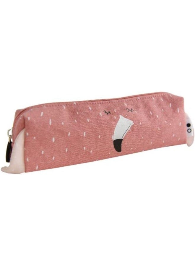 Trixie Pencil Case Long - Mrs. Flamingo