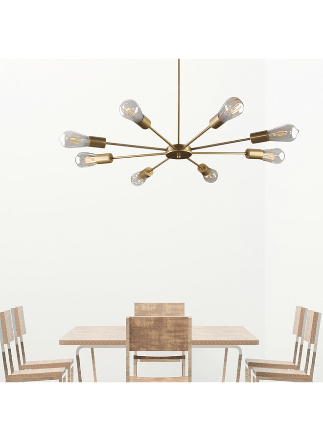 El Rawda Lighting Berry Ceiling Lamp | modern decorative LED E27 pendant light ceiling lamp hanging | suitable for any room | Color: Gold | Size: 30x83 cm