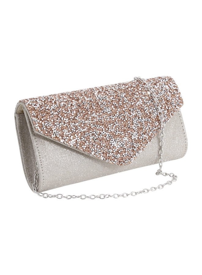 Naimo Sparkly Rhinestone Clutch Purses for Women Evening Bag Crystal Envelope Shoulder Handbag for Wedding Party - Image 1
