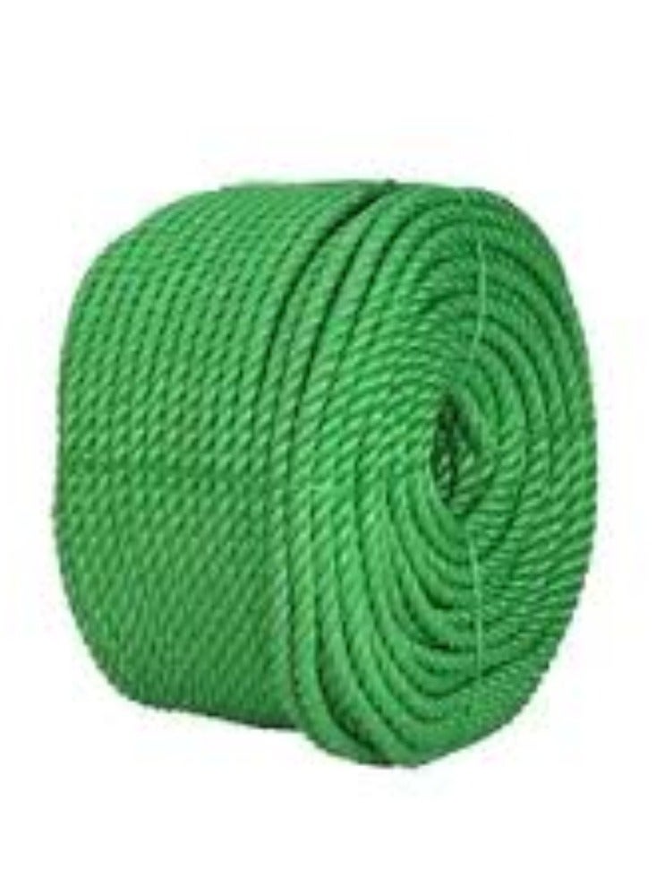 KNP Green All Purpose Nylon Rope in 3mm is a versatile and lightweight rope suitable for various indoor and outdoor applications. - Image 1