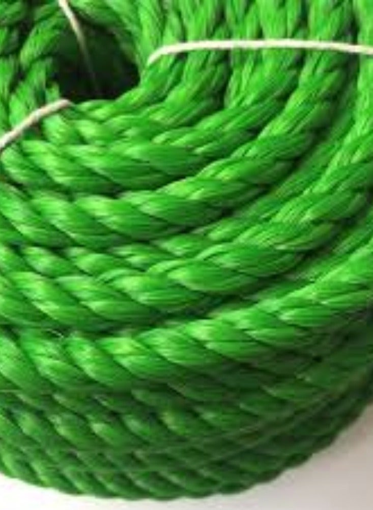 KNP Green All Purpose Nylon Rope in 3mm is a versatile and lightweight rope suitable for various indoor and outdoor applications. - Image 3