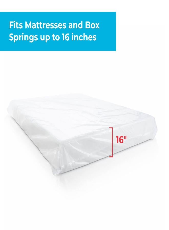 LINENSPA Linenspa Mattress Bag - 2 Pack Twin/Twin XL Mattress Bag for Moving and Storage - Mattress Protection - Twin/Twin XL Mattress Storage Bag - Mattress Storage bag Twin/Twin XL  - Image 2