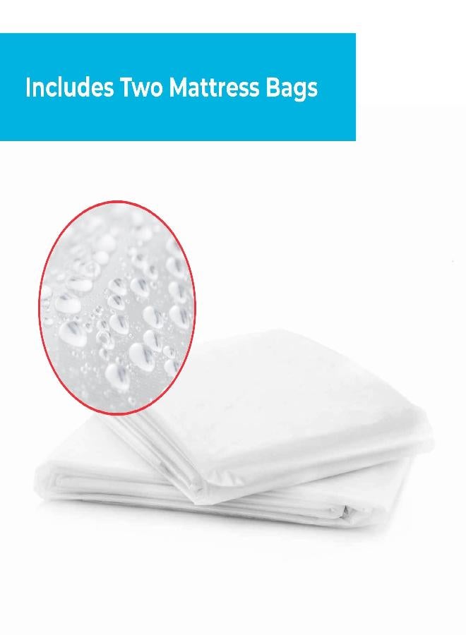 LINENSPA Linenspa Mattress Bag - 2 Pack Twin/Twin XL Mattress Bag for Moving and Storage - Mattress Protection - Twin/Twin XL Mattress Storage Bag - Mattress Storage bag Twin/Twin XL  - Image 3