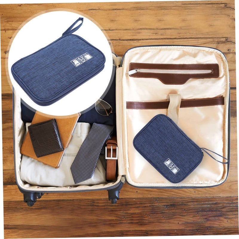 Jojofuny Travel Electronics Organizer Bag For Chargers Cables Earphones Lightweight Sturdy Tech Case - Image 4