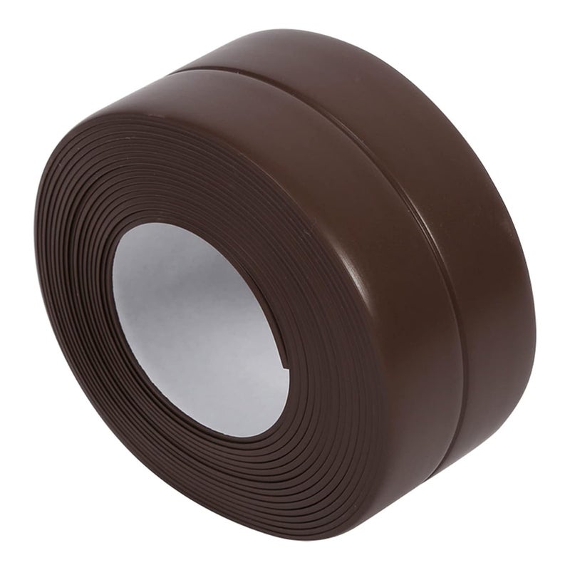 Brown PVC Self Adhesive Bath And Wall Sealing Strip 38mm X 3 2m Sink Basin Trim - Image 5