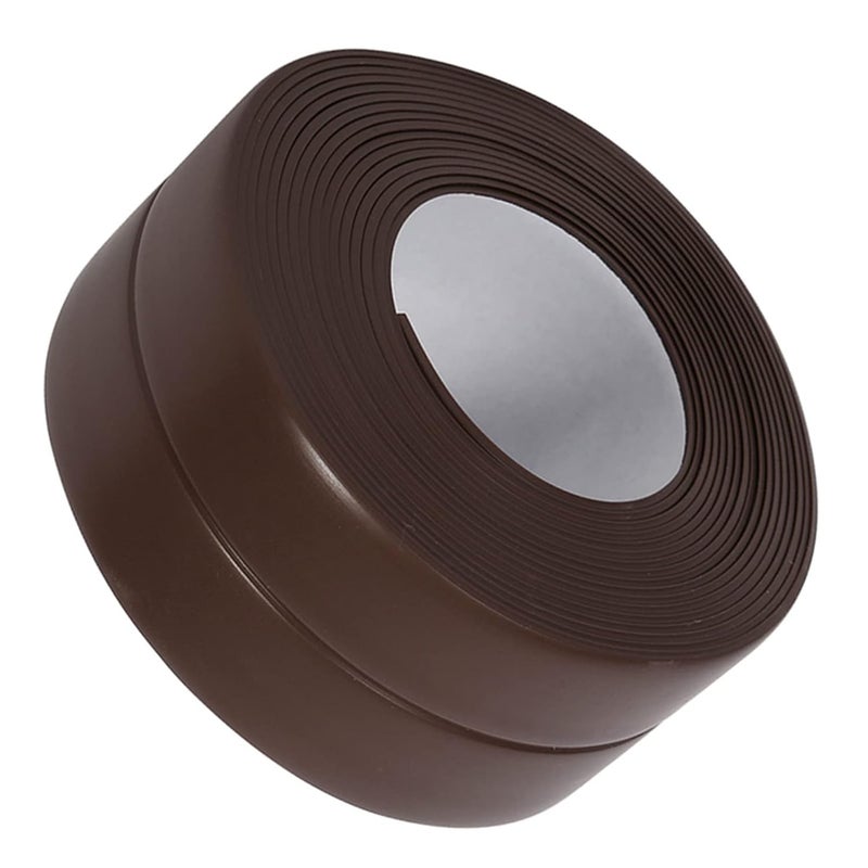 Brown PVC Self Adhesive Bath And Wall Sealing Strip 38mm X 3 2m Sink Basin Trim - Image 4