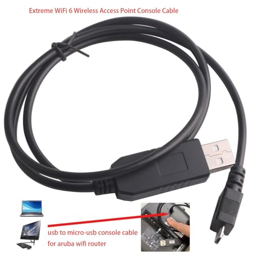 Suamdoen Micro USB Console Cable for Aruba WiFi 6 Wireless Access Point with FTDI USB TTL Serial Adapter for AP-203 AP-303 AP-344/345 Extreme AP305C - Image 5