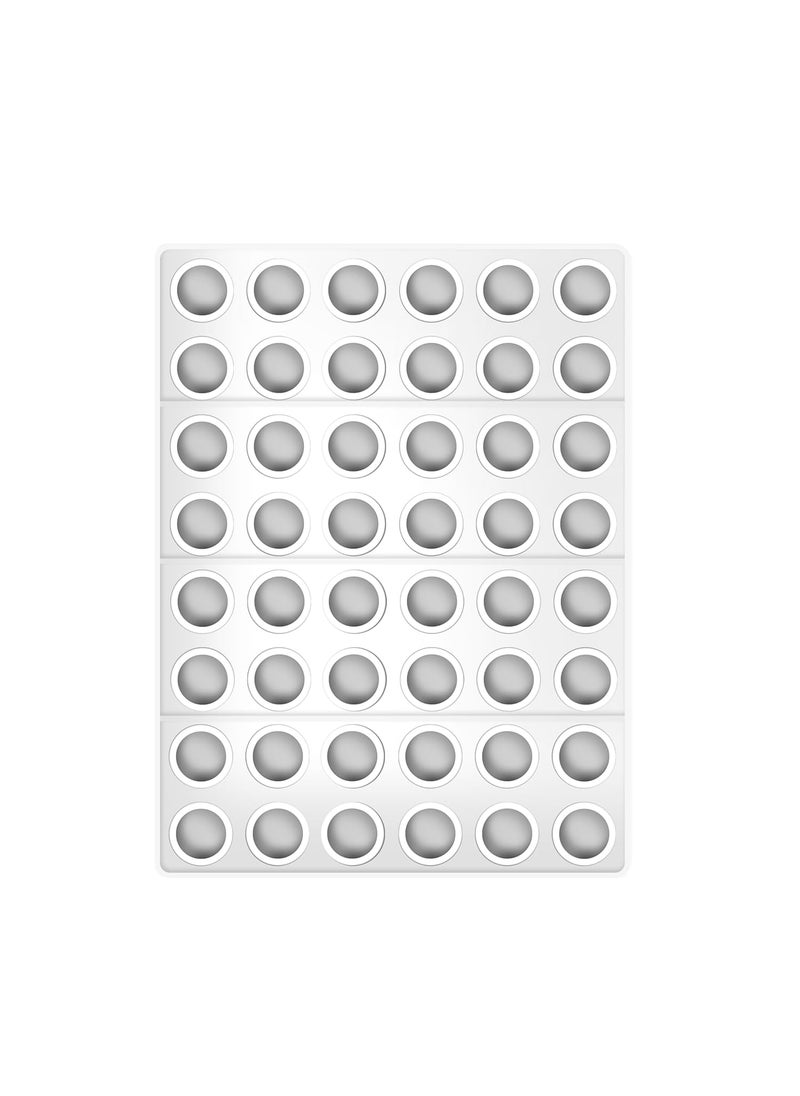 Karp KARP Silicone Mold, 48-Cavity Round Chocolate Mould Candy Jelly Baking Molds Cupcake Desert Cake Decorating Tools Kitchen Accessories (Mixcolor)  - Image 5