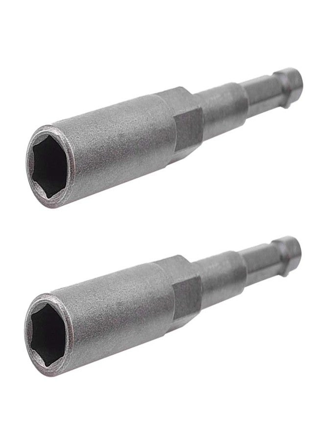 اتول مارت مثقاب تثبيت الصواميل من يوتول مارت، مقاس 1/4 بوصة، ساق سداسية سريعة التغيير، 8 مم، طول 100 مم، متري، غير مغناطيسي، قطعتان - Image 1