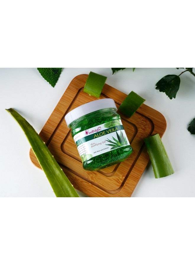 FEELHIGH جل الألوفيرا 500 جرام وكريم - 500 جرام - للعناية بالوجه والجسم - منتجات العناية بالبشرة (جل الألوة + كريم البابايا) - Image 4