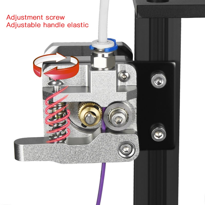 TWO TREES 3D Printer Parts & Accessories Upgraded All Metal Extruder with 24V Hotend Kit and 3PCS Hardened Steel MK8 Nozzles Compatible with Creality Ender-3/Ender-3 Pro/Ender-3x/ CR-10/Ender 3 - Image 4