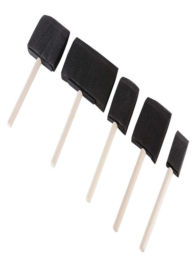 Kabeer Art Black Dabber Candy Painting Sponge Set of 5 Pc for Calligraphy Writing, Mod Podge Applicator and Various Other Purpose - Image 1