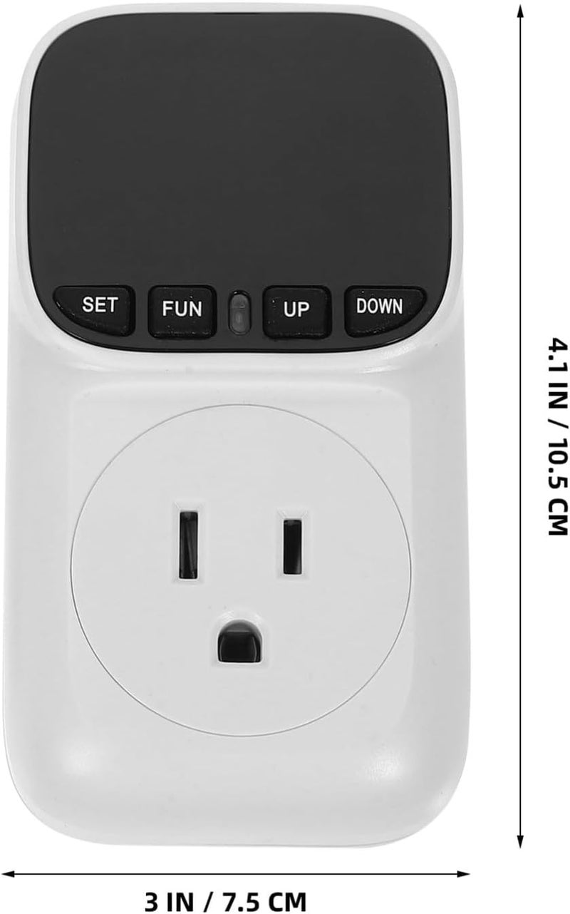 Alipis Thermostat Outlet Countdown Function Temperature Controller Compatible Energy-saving Thermostat Socket for Precise Temperature Control - Image 2